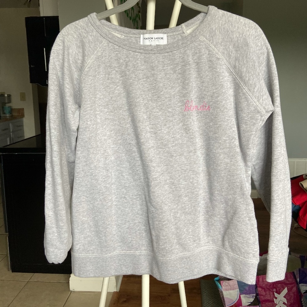 Grey Blondie Crewneck